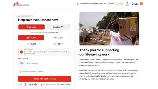 msf donate